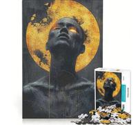 Puzzle per adolescenti da 1000 pezzi con alieno cyborg, giochi per famiglie, assemblaggio di figure, per rafforzare l'amore tra le coppie 38x26cm