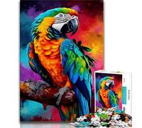 Puzzle per adolescenti da 1000 pezzi con animali, uccelli e pappagalli, giocattoli per l'intrattenimento della famiglia, ideali come regalo per tutta la famiglia, 38x26cm