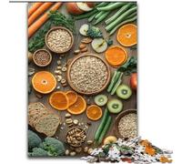 Puzzle per adolescenti da 1000 pezzi con collezione di verdure, allena il tuo cervello e le tue mani, regali di compleanno unici per bambini dai 14 anni in su dimensioni 26x38cm