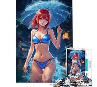 Puzzle per adolescenti da 1000 pezzi con dolce ragazza gioco per adulti gioco per famiglie taglio di precisione gioco stimolante regalo (dimensioni 50x75cm)