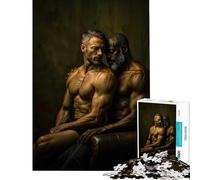Puzzle per adolescenti da 1000 pezzi con due uomini gay un gioco impossibile per creare un legame intimo un gioco educativo e stimolante un regalo divertente adatto alle coppie (dimensioni 38x52cm)