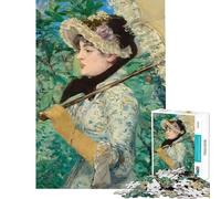Puzzle per adolescenti da 1000 pezzi con la figura di Edouard Manet un rompicapo per adulti ideale come regalo per donne o per tutta la famiglia (dimensioni 38x26cm)