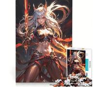 Puzzle per adolescenti da 1000 pezzi con la Furia della Kitsune, giocattolo educativo, per divertimento in famiglia, compleanno e Natale 38x52cm