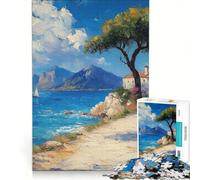 Puzzle per adolescenti da 1000 pezzi con paesaggi costieri tropicali, gioco rompicapo, attività divertenti da fare in casa, regalo per donne 50x75cm