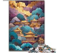 Puzzle per adolescenti da 1000 pezzi con paesaggio giapponese, allena la tua mente e le tue mani, regali di compleanno unici per bambini dai 14 anni in su dimensioni 50x75cm