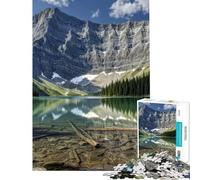 Puzzle per adolescenti da 1000 pezzi con paesaggio montano e lacustre puzzle per adulti gioco per famiglie regalo per donne compleanno e Natale (dimensioni 38x52cm)