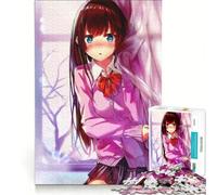 Puzzle per adolescenti da 1000 pezzi con protagonista Sakura studentessa delle superiori gioco educativo migliora la memoria regalo di compleanno regalo 38x26cm