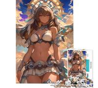 Puzzle per adolescenti da 1000 pezzi con ragazza anime angelica gioco stimolante rompicapo difficile ottimo regalo (dimensioni 38x26cm)