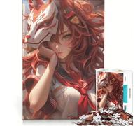 Puzzle per adolescenti da 1000 pezzi con ragazza anime del liceo, gioco pratico, difficile e stimolante, regalo per chi cerca un gioco impegnativo 38x26cm