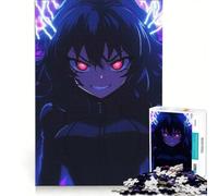 Puzzle per adolescenti da 1000 pezzi con ragazza anime dotata di poteri elettrici, gioco educativo, decorazione perfetta, collezione d'artista, opera d'arte 50x75cm
