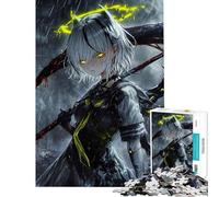 Puzzle per adolescenti da 1000 pezzi con ragazza anime e falce gioco interattivo per adulti decorazione da parete ideale come regalo per tutta la famiglia (dimensioni 38x52cm)