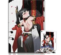 Puzzle per adolescenti da 1000 pezzi con ragazza anime in abito tradizionale, rompicapo, giochi per famiglie, attività per la famiglia, idee regalo, dimensioni 50x75cm