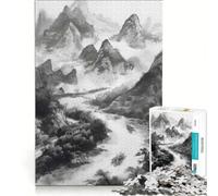Puzzle per adolescenti da 1000 pezzi con scena mistica tradizionale gioco rompicapo attività divertenti da fare in casa regalo per donne 38x26cm