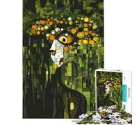 Puzzle per adolescenti da 1000 pezzi con soggetto femminile ideale per stimolare la mente favorire il rilassamento e l'apprendimento Adatto a partire dai 14 anni 38x26cm