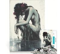 Puzzle per adolescenti da 1000 pezzi con soggetto Ninfa dell'acqua gioco per famiglie assemblaggio per rafforzare l'amore tra le coppie 50x75cm
