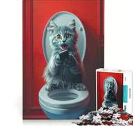 Puzzle per adolescenti da 1000 pezzi con tema Tabby che si scambia messaggi gioco impossibile rilassante e stimolante per la mente regalo per donne 38x52cm