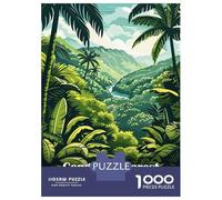 Puzzle Per Adolescenti Da 1000 Pezzi Congo Rainforest Central Africa Illustration Puzzle Per Adulti Giocattoli Antistress Sfida Difficile Gioco Impegnativo Regali 70x50cm/1000pcs