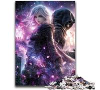 Puzzle per adolescenti da 1000 pezzi, coppia di sogni, puzzle per adulti, per ammazzare il tempo in vacanza, con poster abbinato e foglio di quiz (50x75cm)