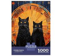 Puzzle Per Adolescenti Da 1000 Pezzi Cosmic Cats Puzzle Giochi Divertenti Regalo Di Compleanno Offerta Come Regali Per Tutta La Famiglia 70x50cm/1000pcs