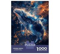 Puzzle Per Adolescenti Da 1000 Pezzi Cosmic Celestial Whale Puzzle Per Adulti Gioco Pratico Migliora La Memoria Ottimo Regalo Per I Giocatori 38x26cm/1000pcs