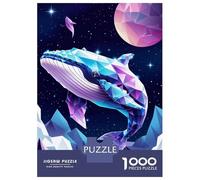 Puzzle Per Adolescenti Da 1000 Pezzi Cosmic Polygon Whale Puzzle Per Adulti Gioco Pratico Migliora La Memoria Ottimo Regalo Per I Giocatori 52x38cm/1000pcs