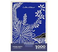 Puzzle Per Adolescenti Da 1000 Pezzi Côte DAzur Floral Landscape Art Puzzle Per Adolescenti Gioco Per Famiglie Migliora La Memoria Regali Di Natale E Compleanno 38x26cm/1000pcs