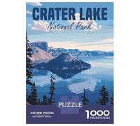 Puzzle Per Adolescenti Da 1000 Pezzi Crater Lake National Park Puzzle Per Adolescenti Giochi Rilassanti Decorazioni Murali Regali Unici Per Compleanno E Natale 52x38cm/1000pcs