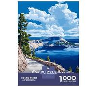 Puzzle Per Adolescenti Da 1000 Pezzi Crater Lake National Park Puzzle Per Adolescenti Gioco Per Famiglie Migliora La Memoria Regali Di Natale E Compleanno 38x26cm/1000pcs