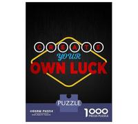 Puzzle Per Adolescenti Da 1000 Pezzi Create Your Own Luck Puzzle Per Adulti Giochi Divertenti Regali Per Donne Offerta Come Regali Per Tutta La Famiglia 38x26cm/1000pcs