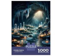 Puzzle Per Adolescenti Da 1000 Pezzi Crystal Cave Fantasy Landscape Puzzle Per Adulti Giocattolo Decorazione Da Parete Regalo Decorativo Perfetto Per Amici E Familiari 38x26cm/1000pcs