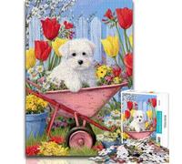 Puzzle per adolescenti da 1000 pezzi,cucciolo di fattoria,puzzle da 1000 pezzi,giochi di attività per famiglie stimolanti,giocattolo fai da te per decorazioni murali per la casa,regali (75x50cm)