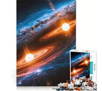 Puzzle per adolescenti da 1000 pezzi "Danza cosmica delle stelle", antistress, rilassante per la mente, gioco di sfida unico 38x26cm