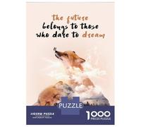 Puzzle Per Adolescenti Da 1000 Pezzi Dare To Dream Puzzle Per Adulti Giochi Rilassanti Sfida Difficile Interazione Genitore-figlio 52x38cm/1000pcs