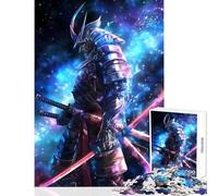 Puzzle per adolescenti da 1000 pezzi decorazione da parete con guerriero samurai nello spazio regali di Babbo Natale segreto giochi divertenti attività divertenti da fare a casa dimensioni 38x52cm
