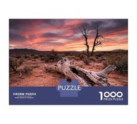 Puzzle Per Adolescenti Da 1000 Pezzi Desert Sunset with Dead Tree Puzzle Per Adulti Giochi Per Famiglie Ma Divertenti E Umoristici Sfida Educativa 70x50cm/1000pcs