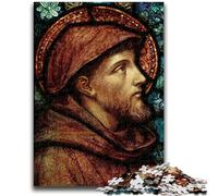 Puzzle per adolescenti da 1000 pezzi di San Francesco d'Assisi, gioco stimolante, ideale come regalo per tutta la famiglia (38x26cm)
