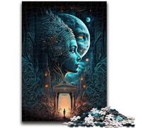 Puzzle per adolescenti da 1000 pezzi, Dio della saggezza Gioco educativo divertente e umoristico per compleanni, 50x75cm