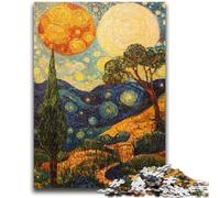 Puzzle per adolescenti da 1000 pezzi, dipinto di Van Gogh, per età pari o superiore a 14 anni, bellissimo gioco di design, bellissimo gioco di design, ottimo regalo, 26x38cm