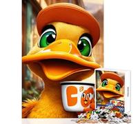 Puzzle per adolescenti da 1000 pezzi divertenti a forma di anatra oca sorriso decorazioni per la casa giocattoli regali di Babbo Natale segreto giochi per famiglie aiuta il cervello ad allenarsi