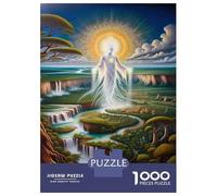 Puzzle Per Adolescenti Da 1000 Pezzi Divine Light Painting Artwork Puzzle Per Adolescenti Giochi Rilassanti Corsa Di Velocità Manuale Per È Ideale Come Regalo 52x38cm/1000pcs