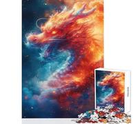 Puzzle per adolescenti da 1000 pezzi drago cinese mistico giocattoli antistress regalo di compleanno gioco educativo impegnativo da completare dimensioni 50x75cm