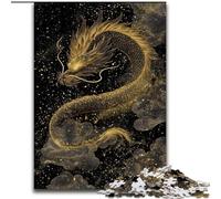 Puzzle per adolescenti da 1000 pezzi, drago misterioso, aiuta il cervello a esercitare i giocattoli avvincenti per coltivare la pazienza, decorazione perfetta (dimensioni 50x75cm)