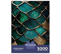 Puzzle Per Adolescenti Da 1000 Pezzi Dragon Skin Kintsugi Art Puzzle Per Adulti Gioco Rompicapo Decorazione Per La Casa Interazione Genitore-figlio 70x50cm/1000pcs