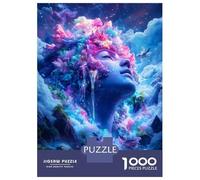Puzzle Per Adolescenti Da 1000 Pezzi Dreamy Cloud Woman Puzzle Per Adulti Gioco Pratico Migliora La Memoria Interazione Genitore-figlio 52x38cm/1000pcs