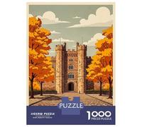 Puzzle Per Adolescenti Da 1000 Pezzi Dublin Castle Ireland Autumn Puzzle Per Adolescenti Gioco Per Famiglie Migliora La Memoria Regali Di Natale E Compleanno 52x38cm/1000pcs
