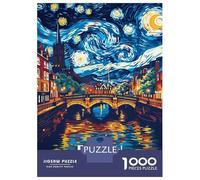 Puzzle Per Adolescenti Da 1000 Pezzi Dublin Ireland Starry Night Art Puzzle Per Adolescenti Giochi Rilassanti Regali Per Donne Regali Per Amici E Familiari 52x38cm/1000pcs