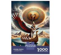 Puzzle Per Adolescenti Da 1000 Pezzi Egyptian Mythology Art Print Puzzle Per Adolescenti Giochi Rilassanti Corsa Di Velocità Manuale Per È Ideale Come Regalo 52x38cm/1000pcs