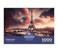 Puzzle Per Adolescenti Da 1000 Pezzi Eiffel Tower Paris France-2 Puzzle Per Adolescenti Giochi Rilassanti Corsa Di Velocità Manuale Per È Ideale Come Regalo 70x50cm/1000pcs