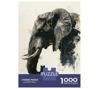 Puzzle Per Adolescenti Da 1000 Pezzi Elephant Grace Puzzle Per Adulti Gioco Pratico Migliora La Memoria Ottimo Regalo Per I Giocatori 52x38cm/1000pcs
