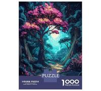 Puzzle Per Adolescenti Da 1000 Pezzi Enchanted Forest Path Puzzle Per Adulti Giochi Rilassanti Vacanza A Casa Passatempo Difficile Da Completare 52x38cm/1000pcs